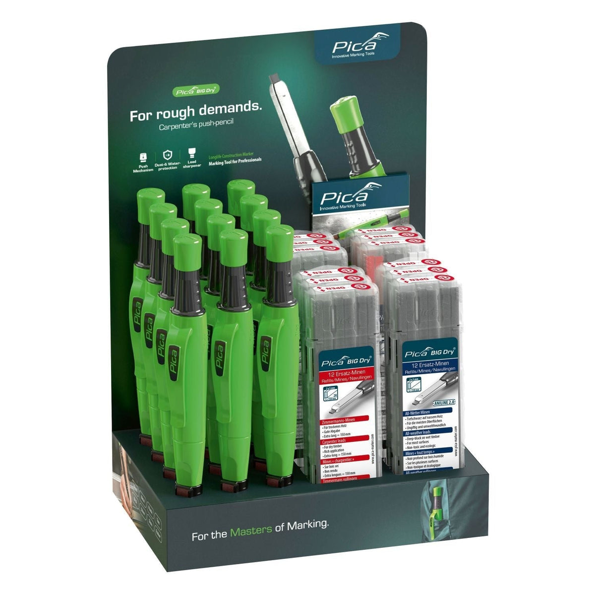 Pica 6021 Marker Display Big Dry Special, 12-Pack