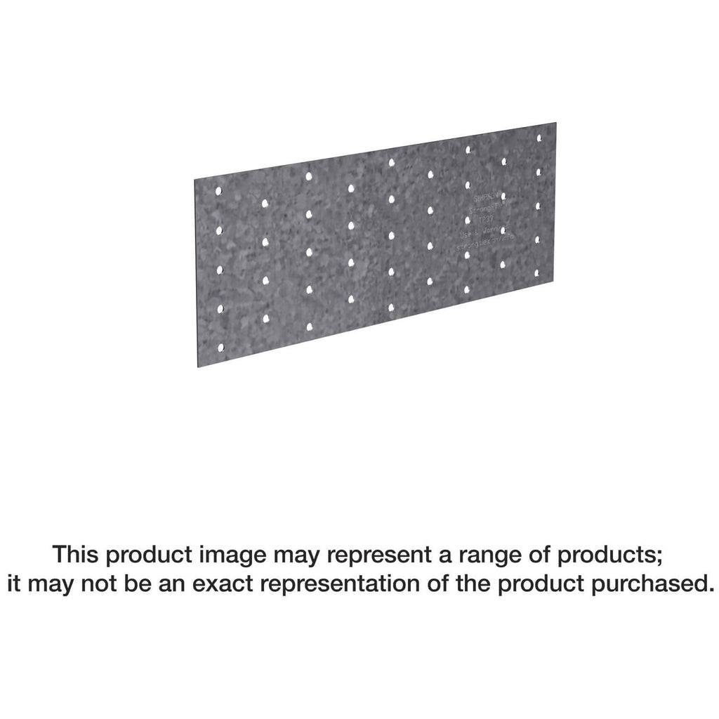 Simpson Strong-Tie TP312 TP 3-1/8-in. x 12-in. 20-Gauge Galvanized Tie Plate