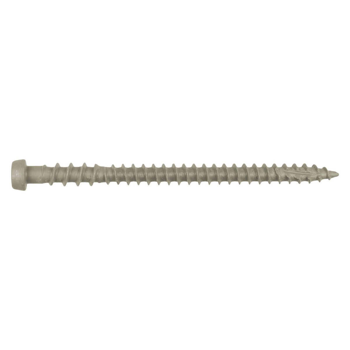Simpson Strong-Tie DCU234GRMB Deck-Drive DCU COMPOSITE Screw, #10 x 2-3/4-in. T20, Quik Guard, Gray, 1750-Pack