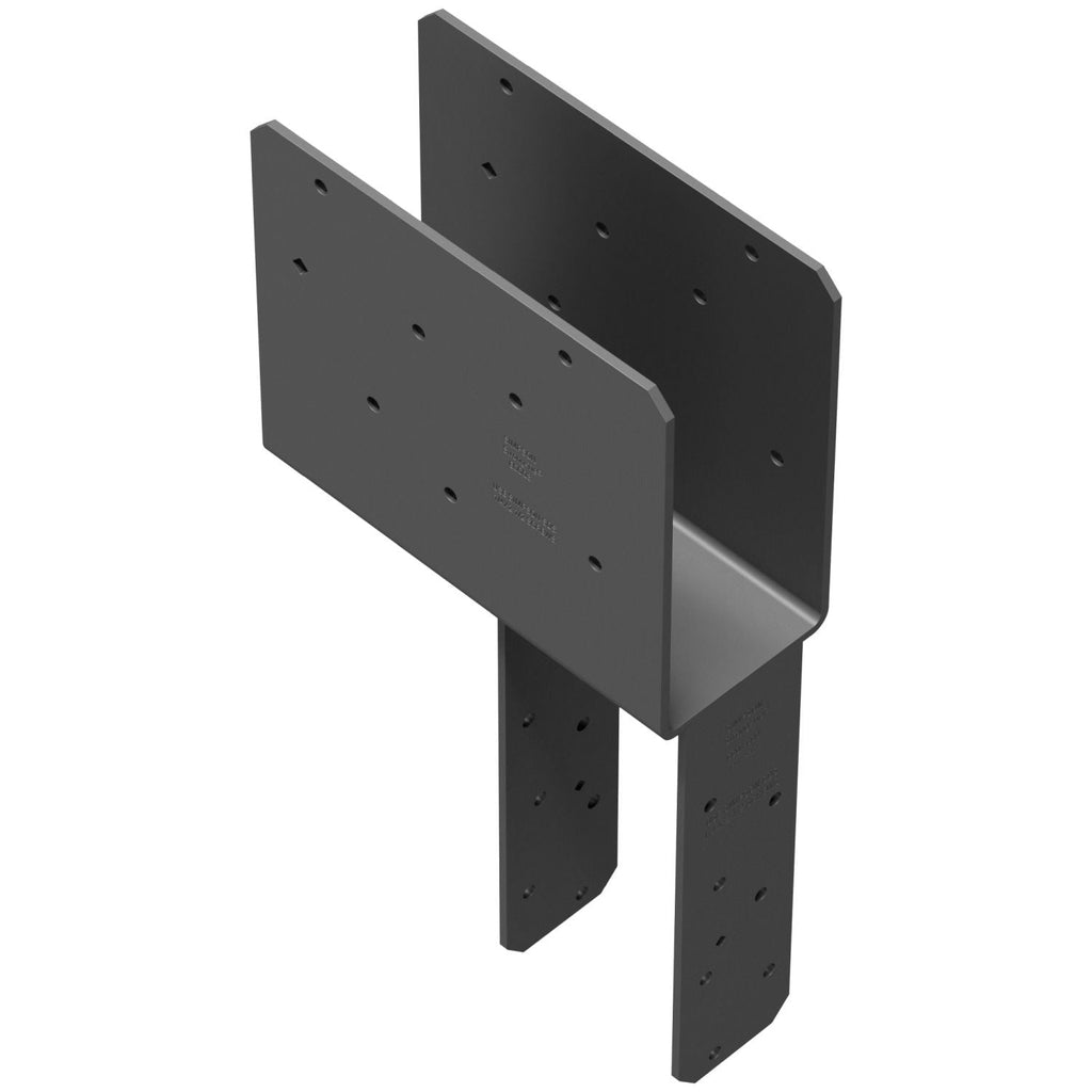 Simpson Strong-Tie ECCQ3-4SDS2.5 ECCQ End Column Cap for 3-1/8-in. Beam, 4x Post, with Strong-Drive SDS Screws
