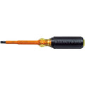 Klein 602-4-INS Insulated 1/4" Cabinet-Tip 4" Round-Shank Screwdriver