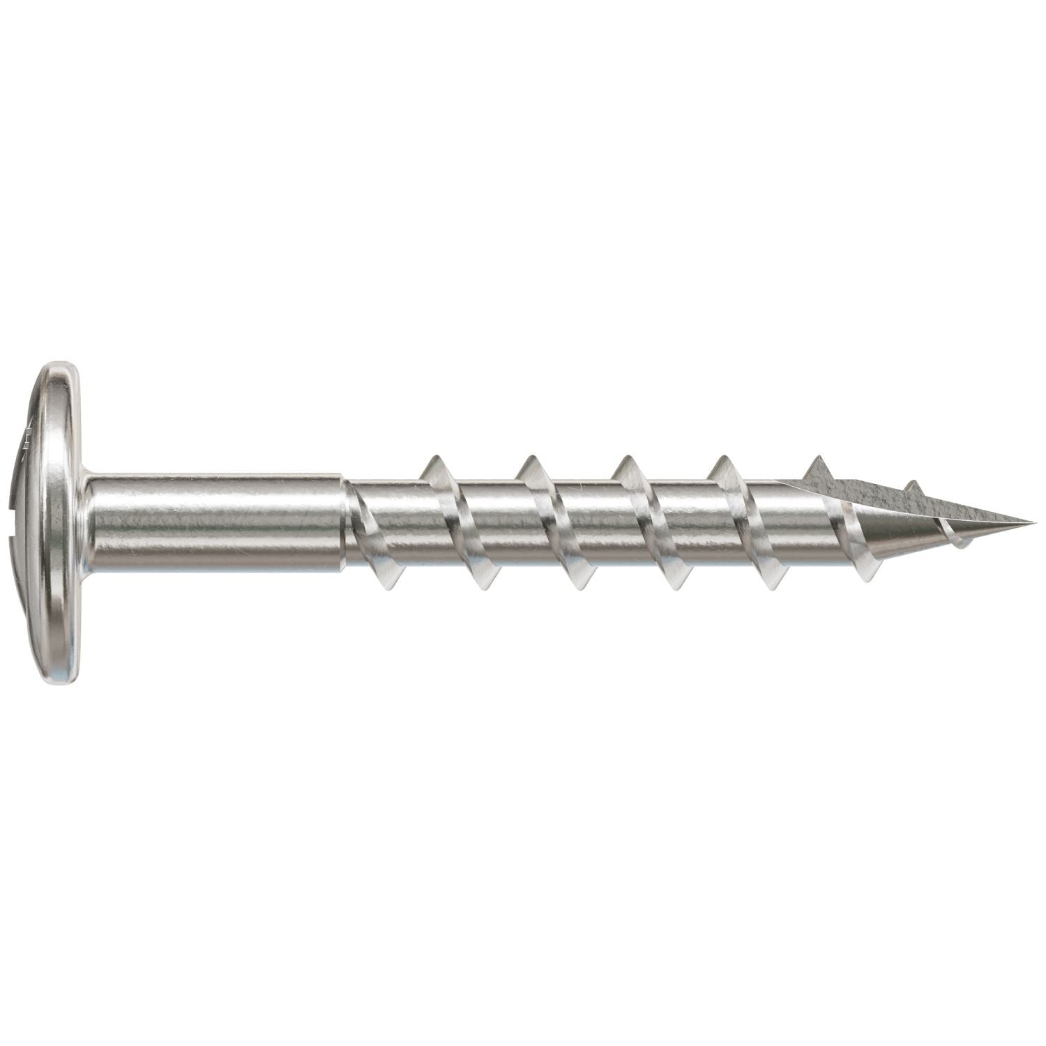 Simpson Strong-Tie S08C125KQC Wire-Lath Modified Truss-Head Screw, #8 x 1-1/4-in., #2 Phillips Head, Type 305, 100-Pack