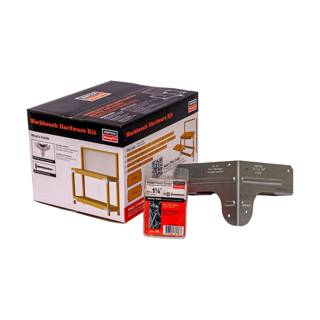 Simpson Strong-Tie RTC2Z RTC 18-Gauge ZMAX Galvanized Rigid Tie Corner Connector for 2x Joist, 2x4 Post
