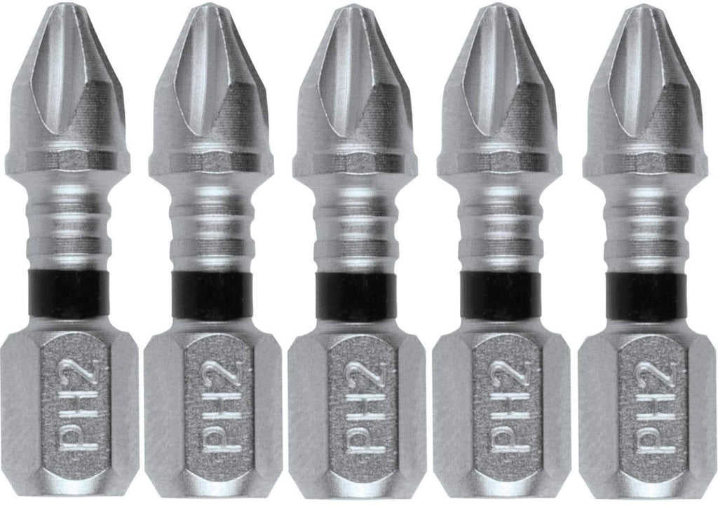 Makita E-00555 Impact XPS #2 Phillips 1" Insert Bit, 5/pk