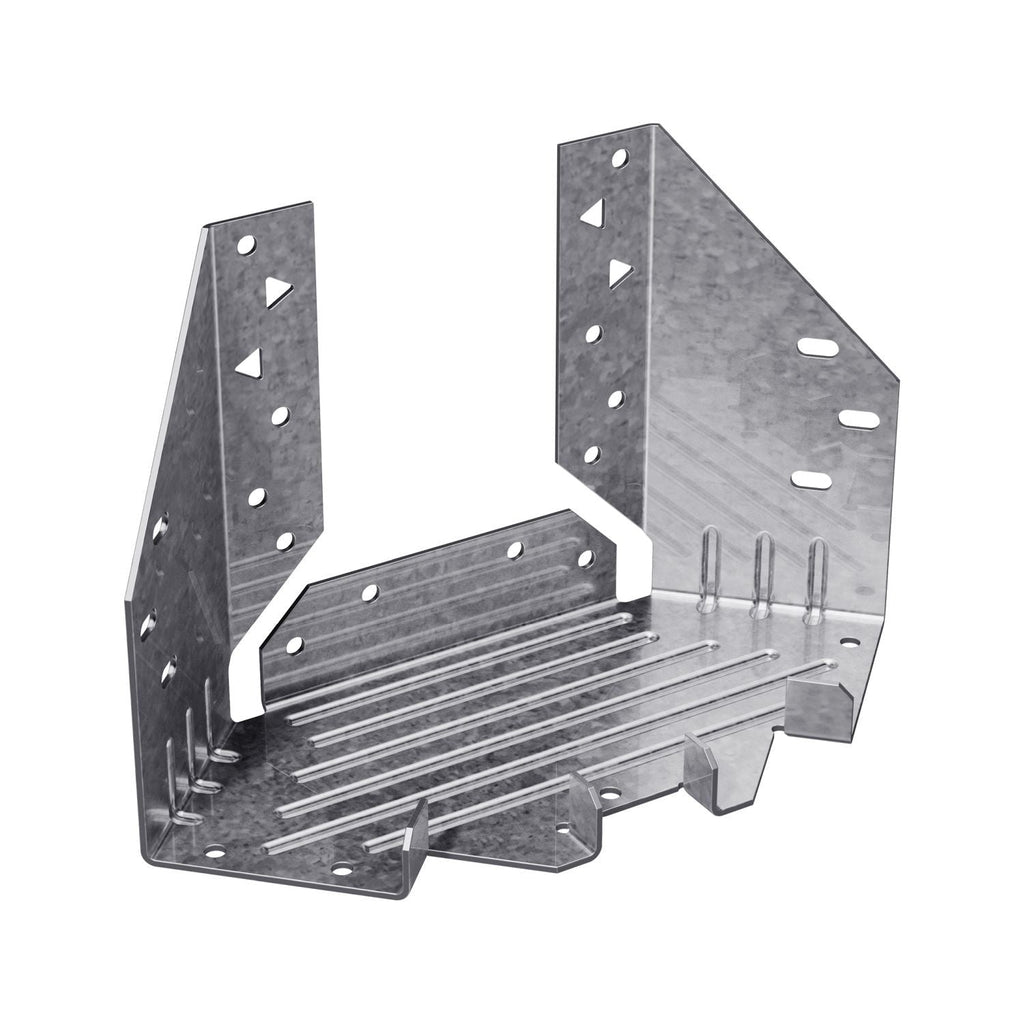 Simpson Strong-Tie MTHMQ-2-SDS3 MTHMQ-2 6-3/8-in. Galvanized Multiple Truss Hanger with Strong-Drive SDS Screws