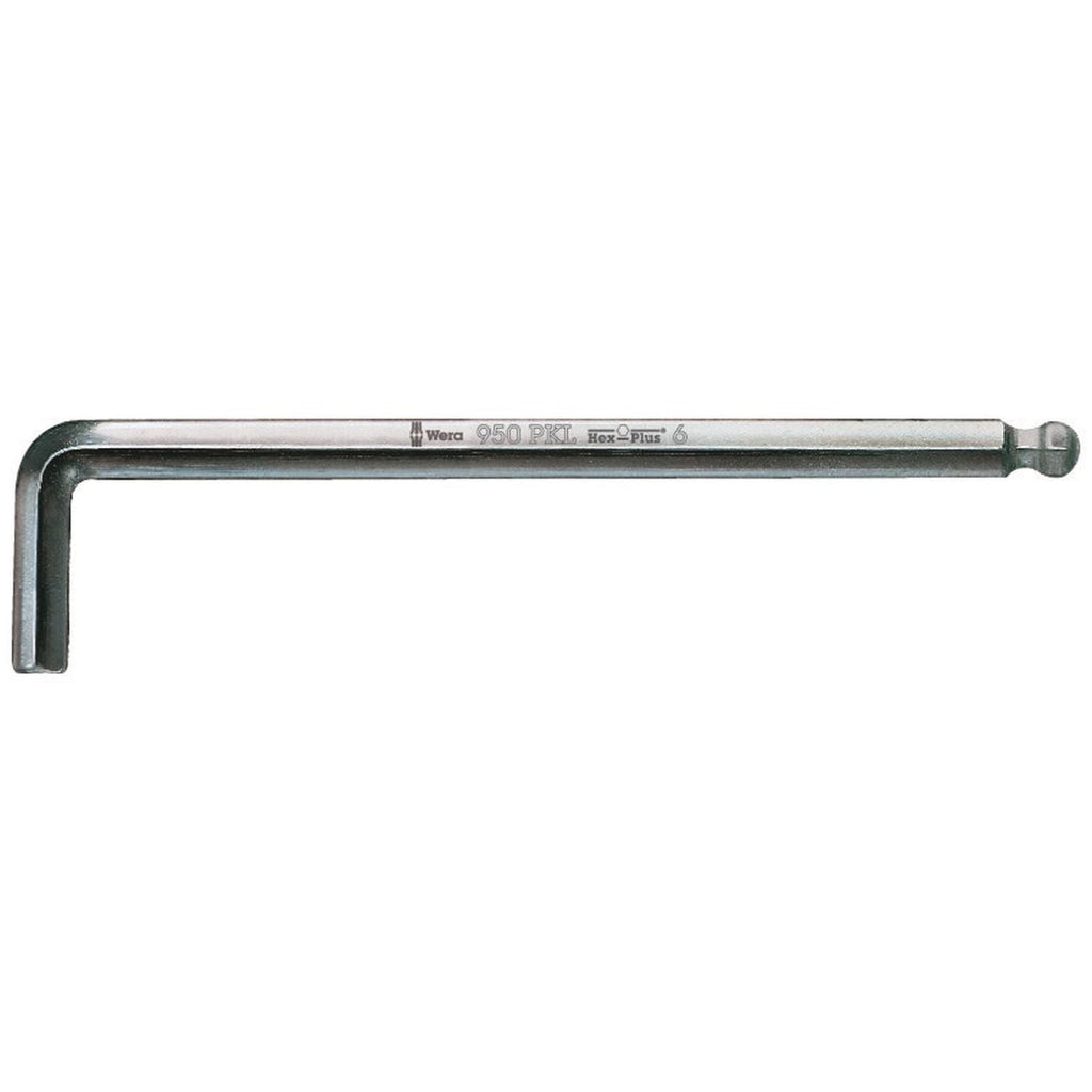Wera 950 Pkl L-Key, Metric, Chrome-Plated, 2.5x112-mm.