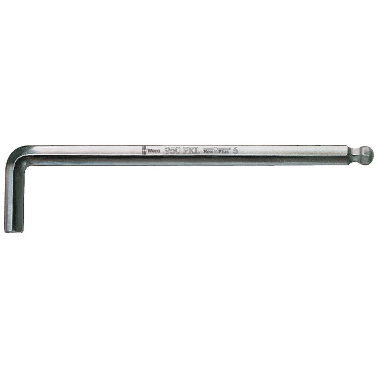 Wera 950 Pkl L-Key, Metric, Chrome-Plated, 2.5x112-mm.