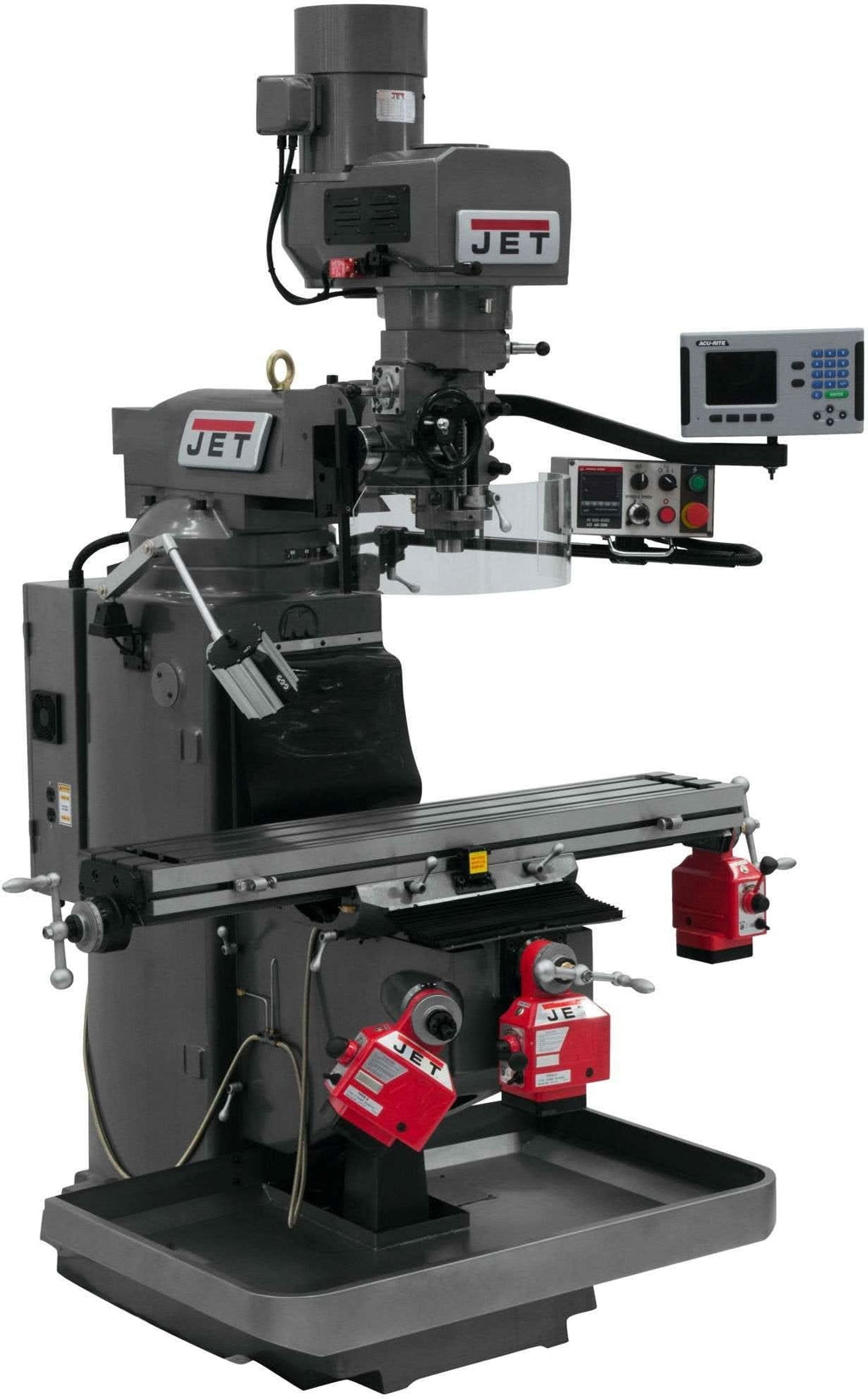 Jet Tools 690524 JTM-949EVS Mill With Acu-Rite 200S DRO With X, Y and Z-Axis Powerfeeds
