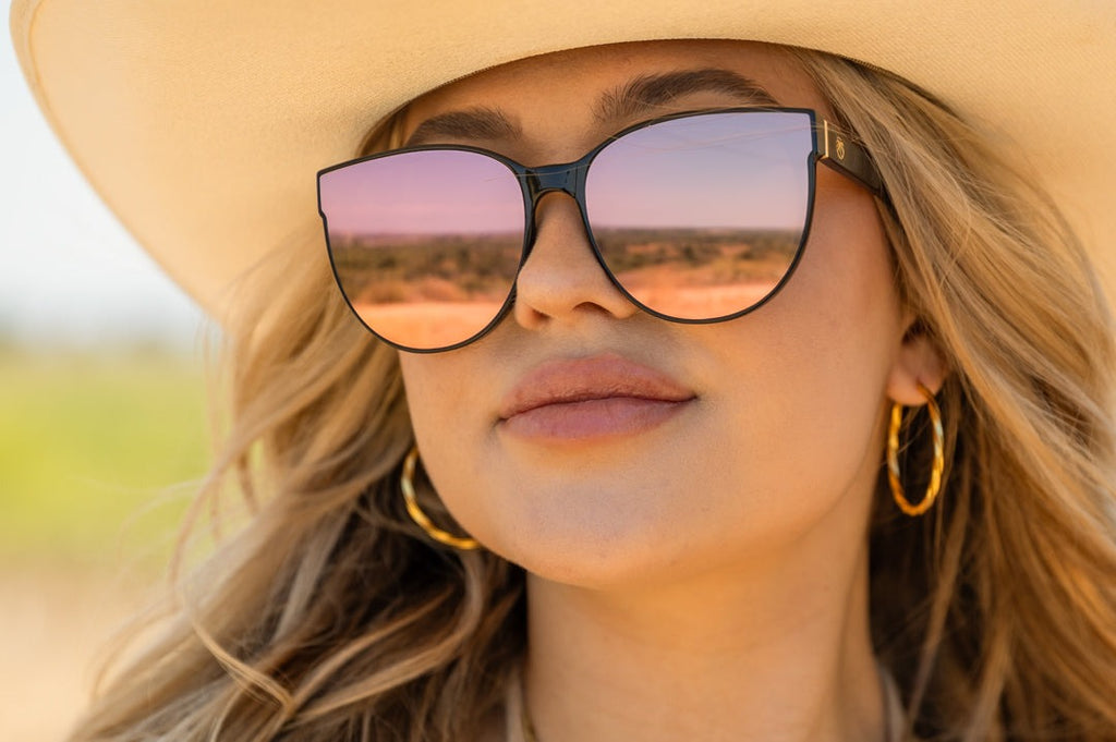 Heat Wave Carat BLACK Sunglasses