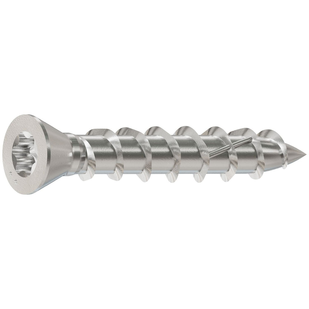 Simpson Strong-Tie S07100WP1 Deck-Drive DWP WOOD SS Screw, #7 x 1-in. T-15, Trim Head, Type 305, 1-lb.