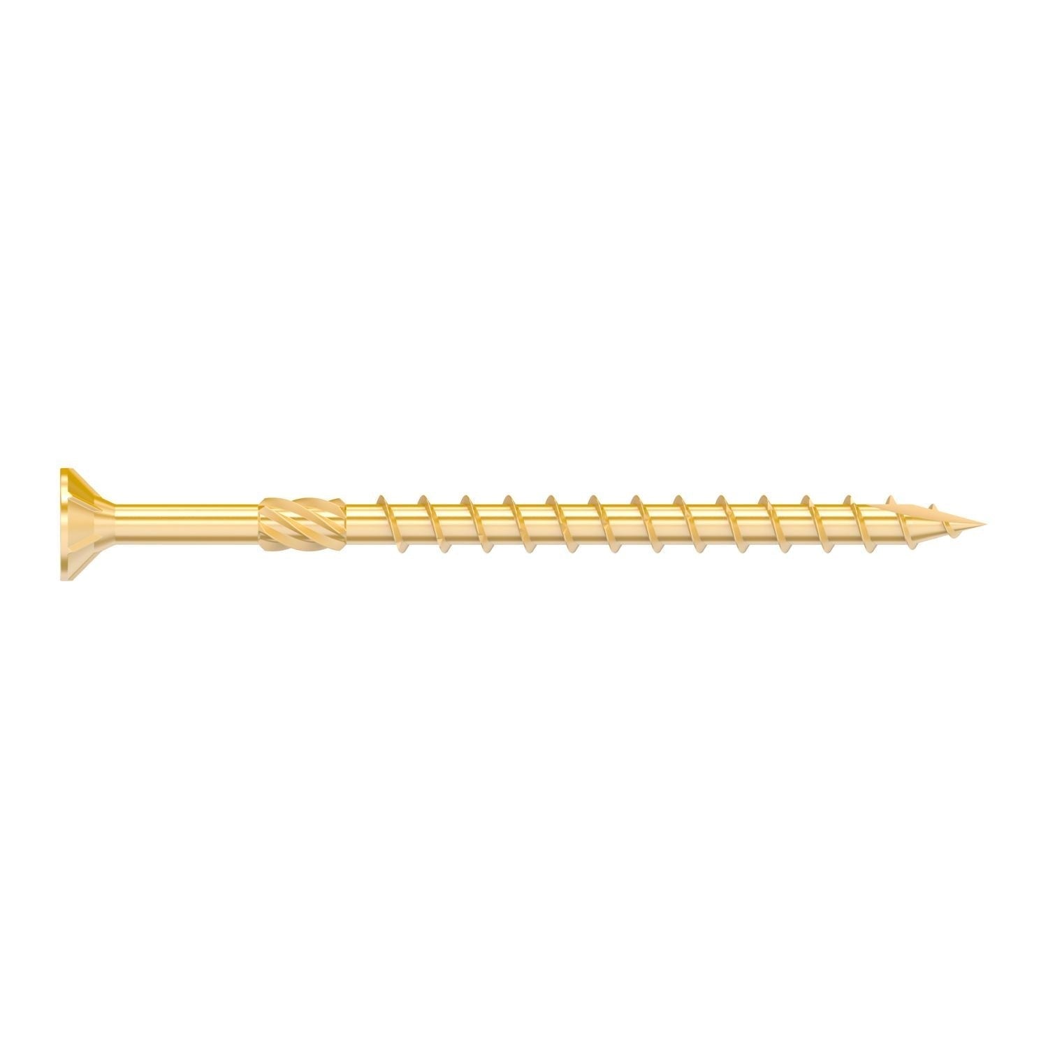 Simpson Strong-Tie SDCP22434 Strong-Drive SDCP TIMBER-CP Screw, 0.315-in. x 4-3/4-in. T40, Yellow Zinc, 250-Pack