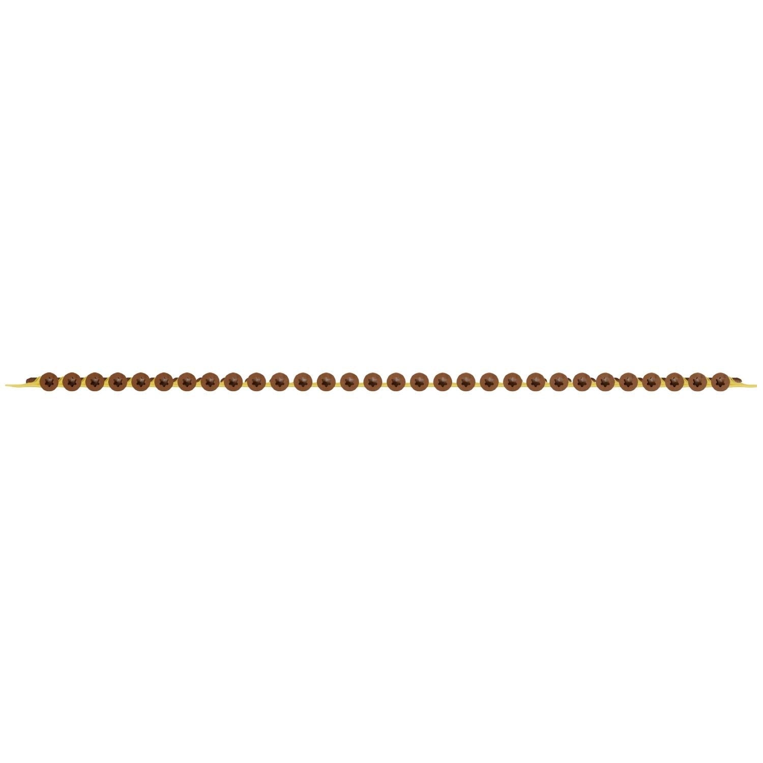 Simpson Strong-Tie DSVR158S Deck-Drive DSV WOOD Screw (Collated), #8 x 1-5/8-in. T25 6-Lobe, Red, 2000-Pack