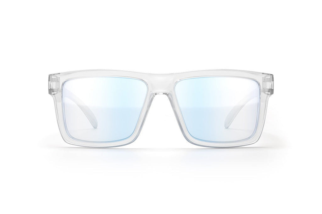 Heat Wave VISE Z87 Vapor Clear Frame Blue Light Blocking Lens Sunglasses
