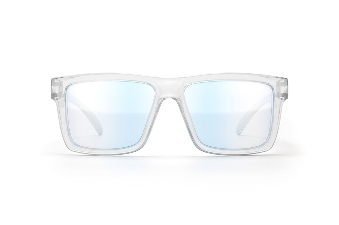 Heat Wave VISE Z87 Vapor Clear Frame Blue Light Blocking Lens Sunglasses