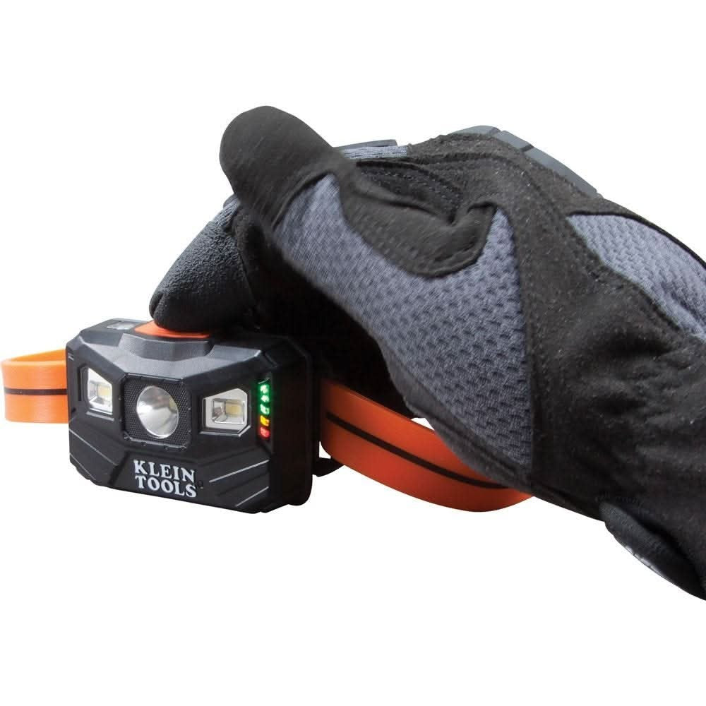 Klein Tools 56064 Rechargeable Headlamp with Silicone Strap