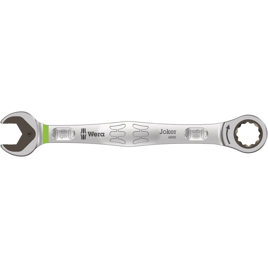 Wera 6000 Joker Ratcheting Combination Wrenches, 18x235-mm.