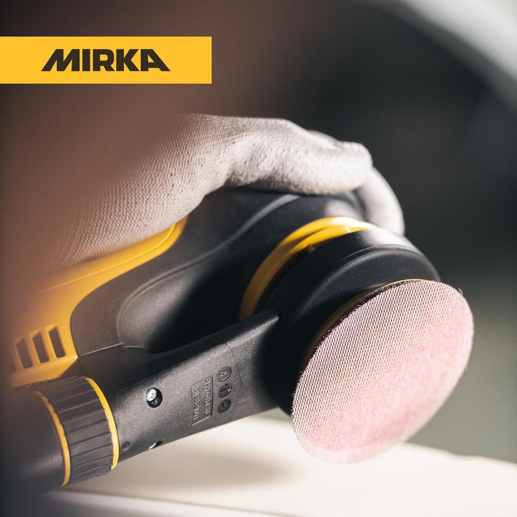 Mirka Abranet 3-in. 320 Grit Mesh Sanding Discs Hook and Loop 50-Pack, Dust-Free Sanding (9A-203-320)