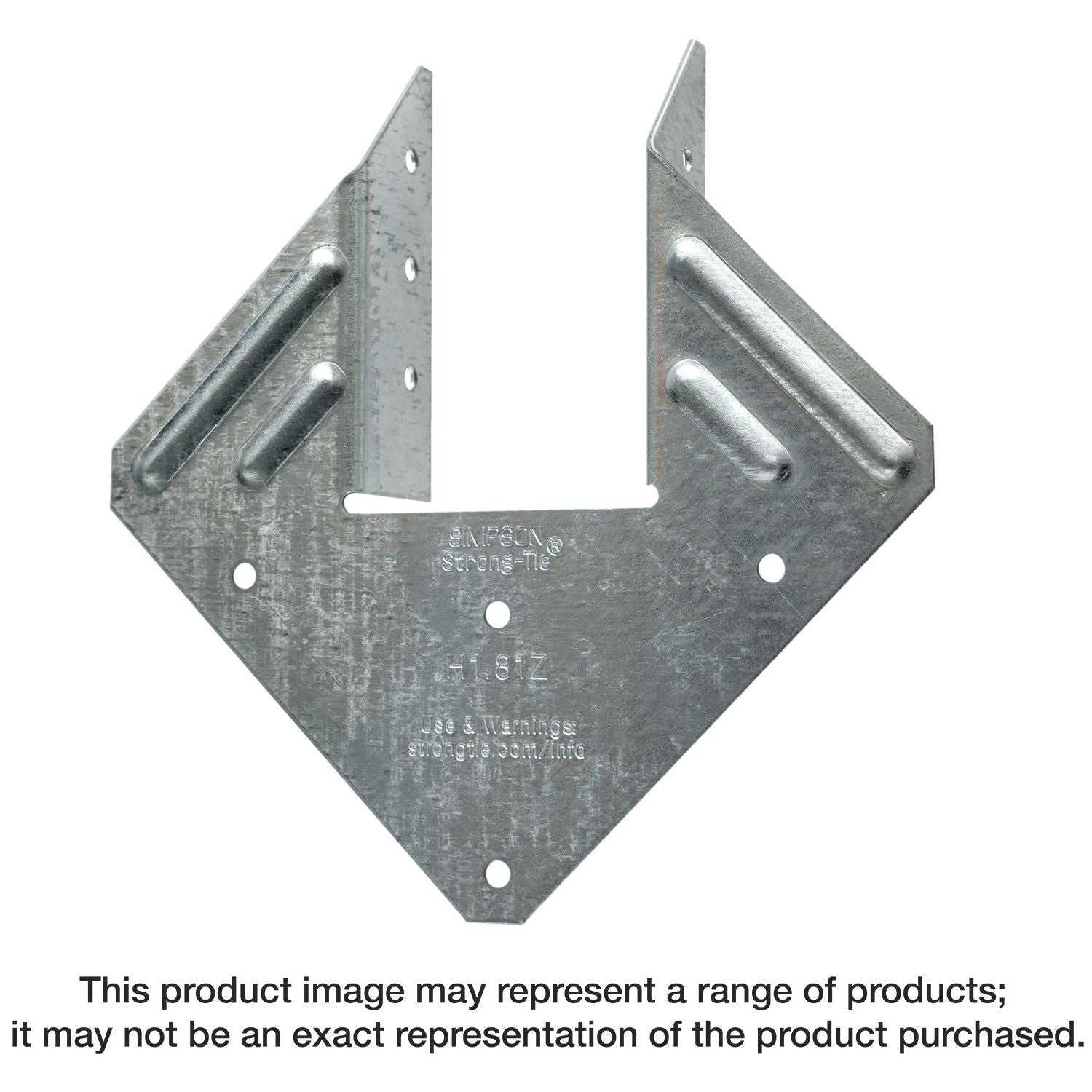 Simpson Strong-Tie H1.81Z H1.81 18-Gauge ZMAX Galvanized Hurricane Tie