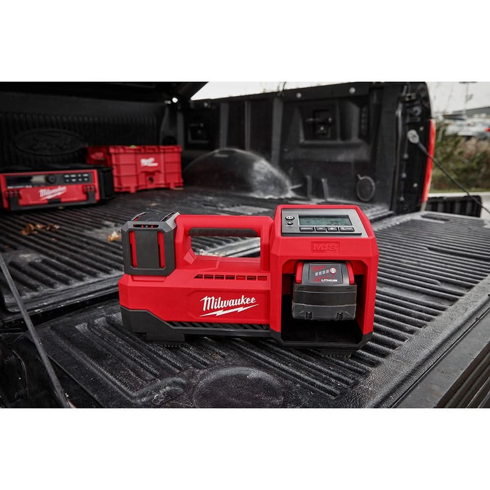 Milwaukee 2848-20 M18 Compact Tire Inflator 5.0Ah Kit