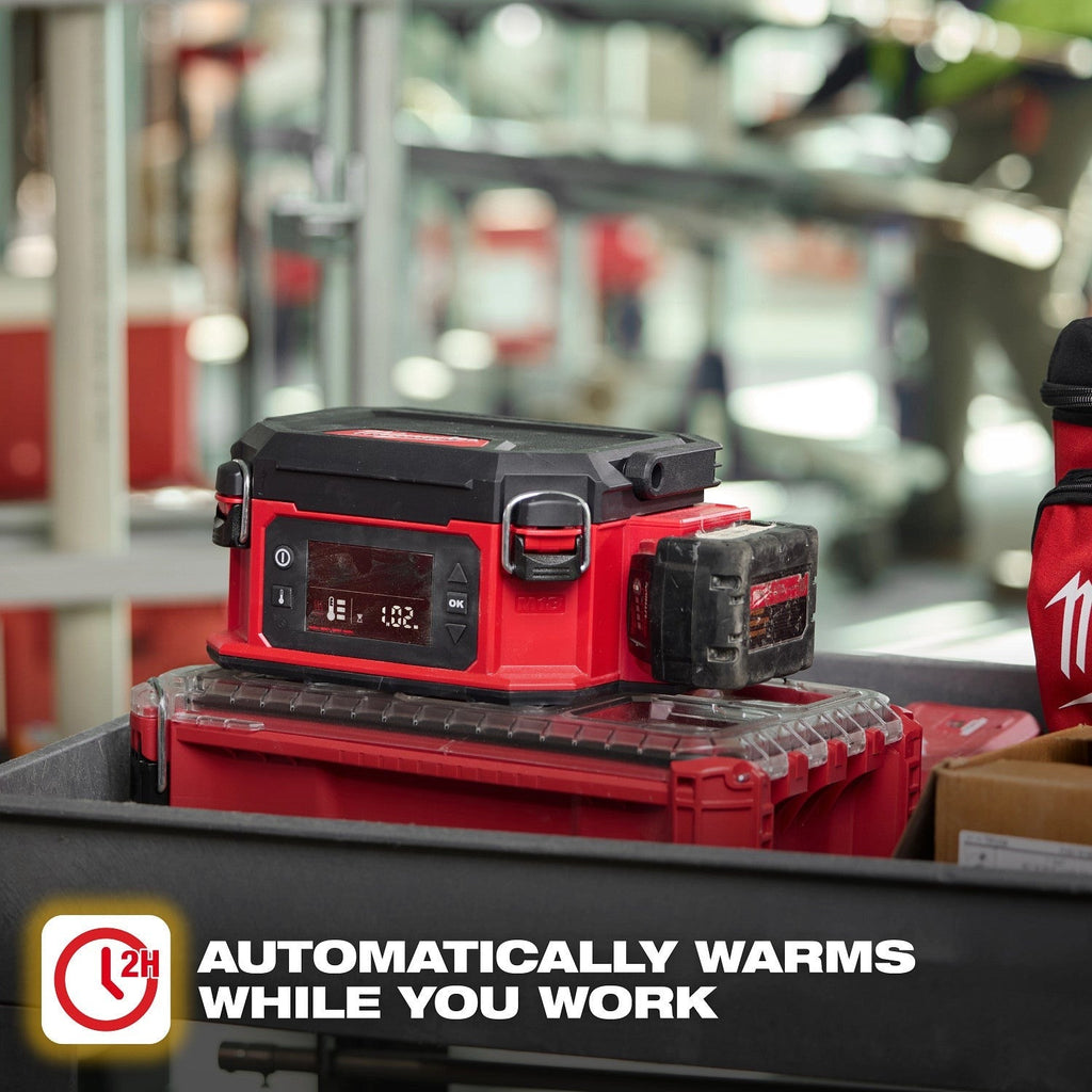 Milwaukee M18 PACKOUT Jobsite Lunch Warmer, Tool Only (0811-20)