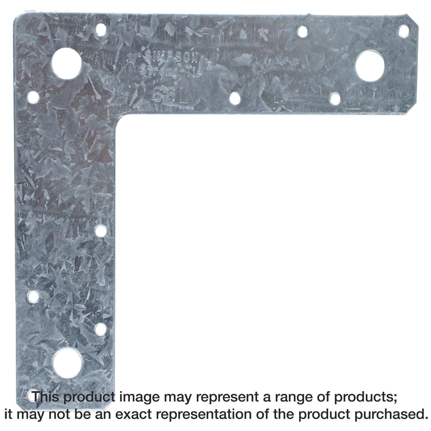 Simpson Strong-Tie 66L 6-in. x 6-in. 14-Gauge Galvanized L Strap