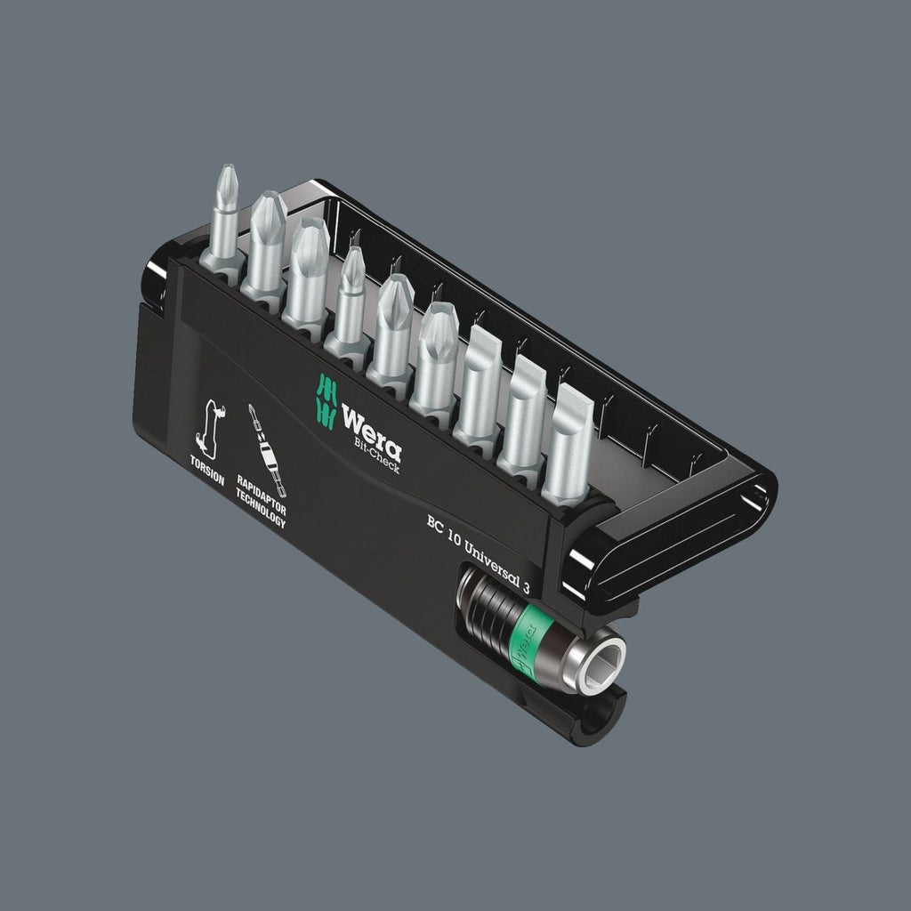 Wera Bit-Check 10 Universal 3, 10-Pieces