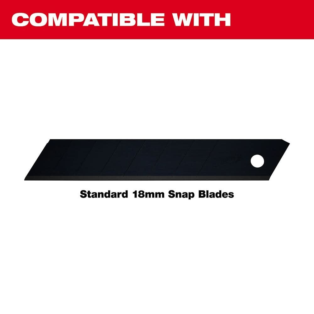 Milwaukee 48-22-1961 18Mm Snap Off Knife With Metal Lock And Precision Cut Blade