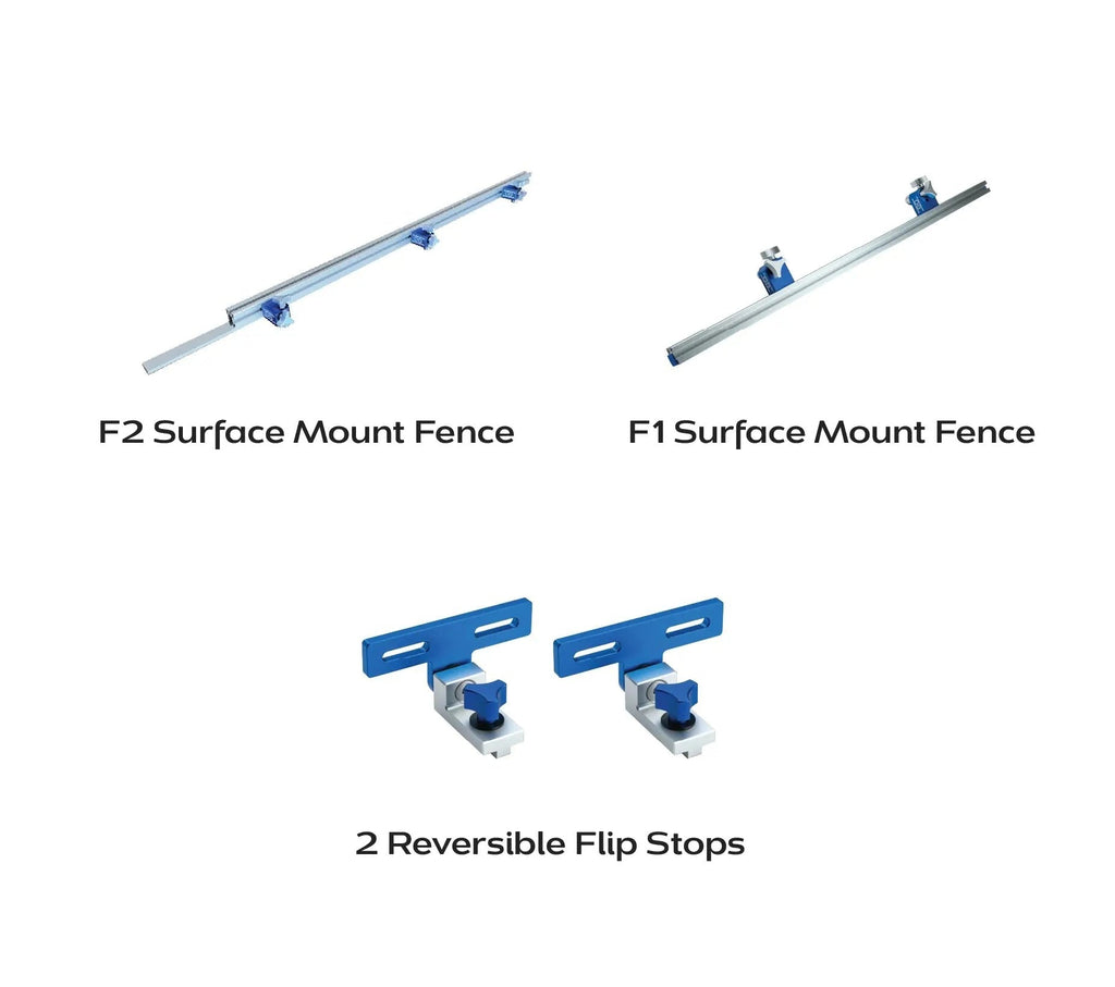Dashboard MFT Crosscut Fence Bundle for Track Saw Benches (FB0001)