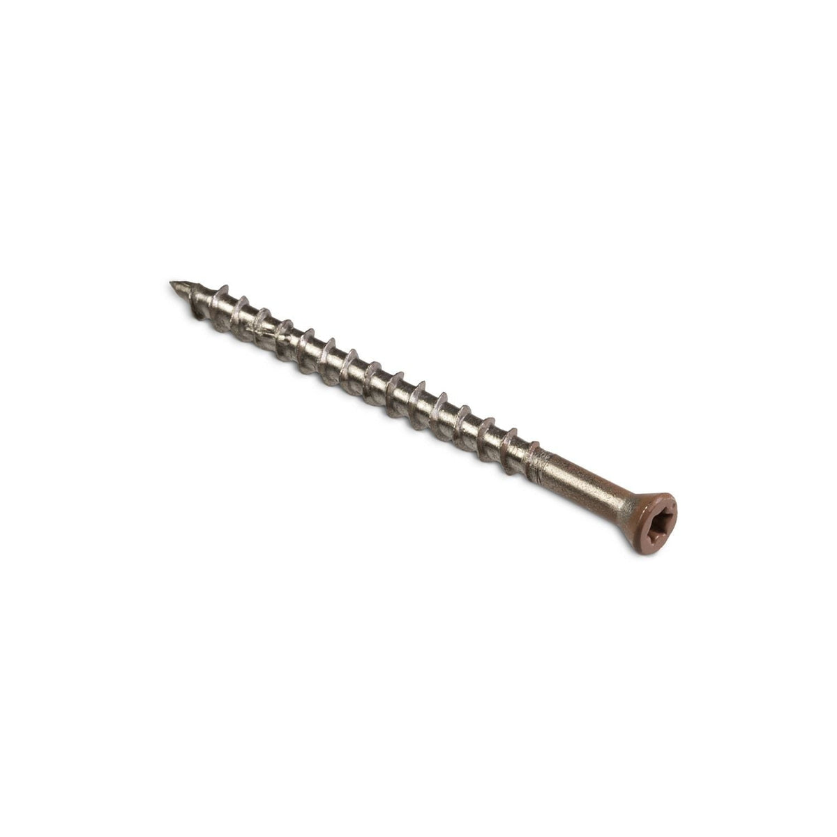 Simpson Strong-Tie T07225WJI Deck-Drive DWP WOOD SS Screw, #7 x 2-1/4-in. T-15, Trim Head, Type 316, Tan 03, 350-Pack