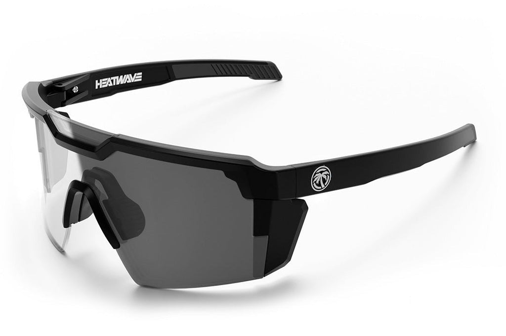 Heat Wave Future Tech Black Frame Photochromic Lens Z87+ Sunglasses