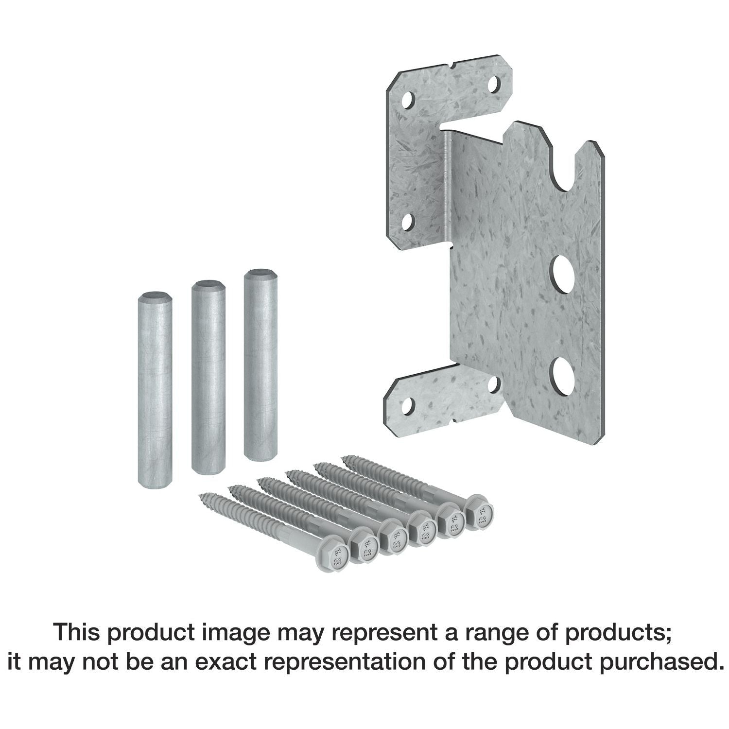 Simpson Strong-Tie CJT4ZL CJTZ 12-Gauge ZMAX Galvanized Concealed Joist Tie with (4) Long Pins