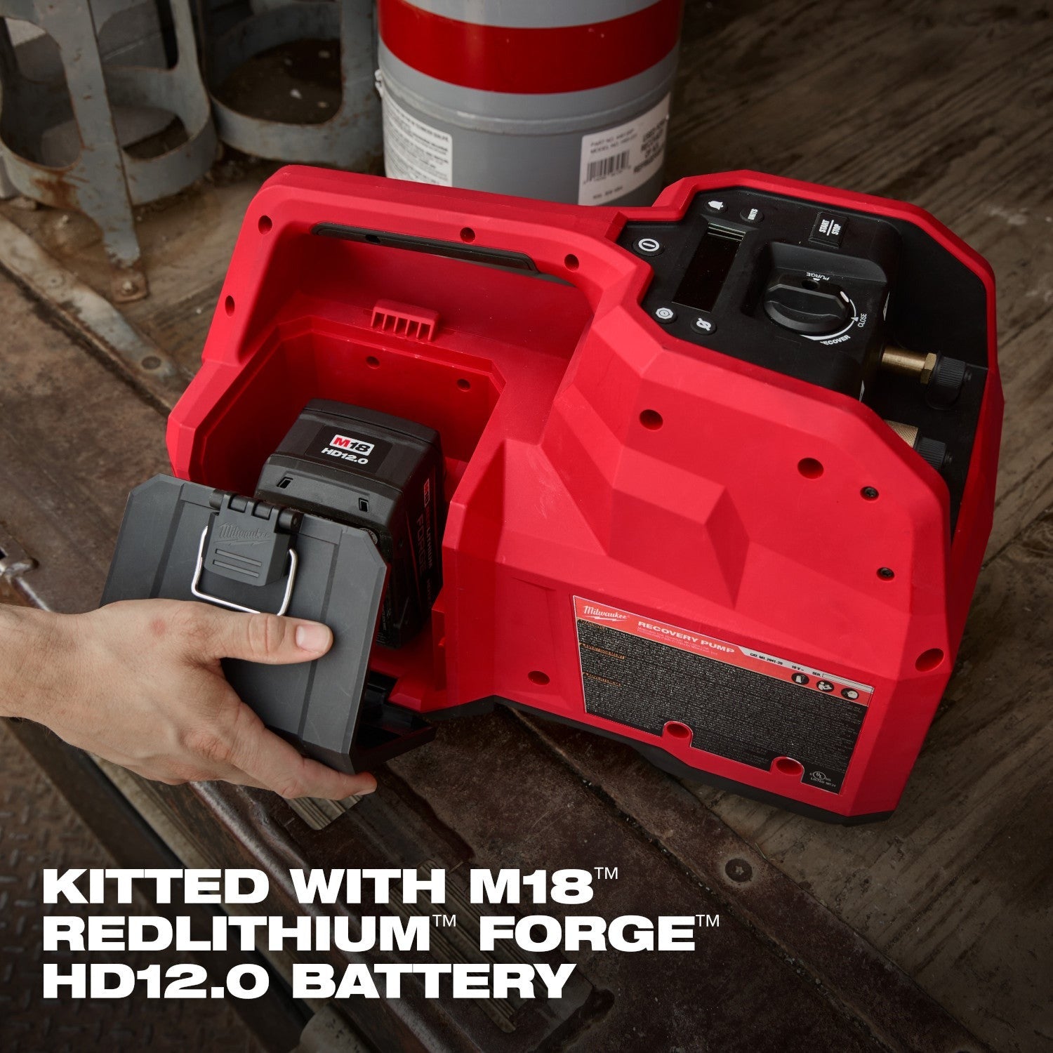 Milwaukee 2938-21 M18 Brushless Refrigerant Recovery Machine