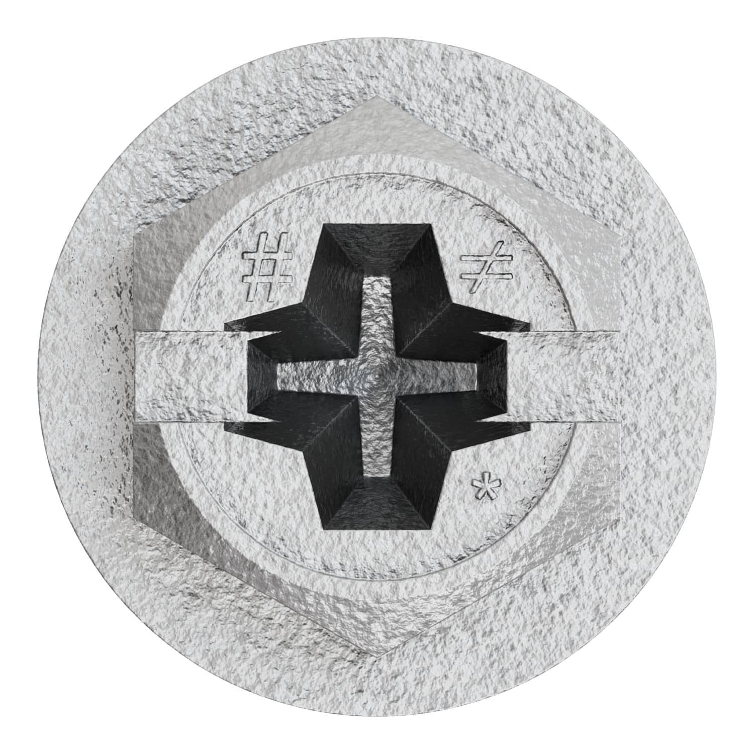 Simpson Strong-Tie TNTSS625114H Titen Turbo, 1/4-in. x 1-1/4-in. Type 316 Stainless-Steel Hex-Head Concrete and Masonry Screw, 50-Pack