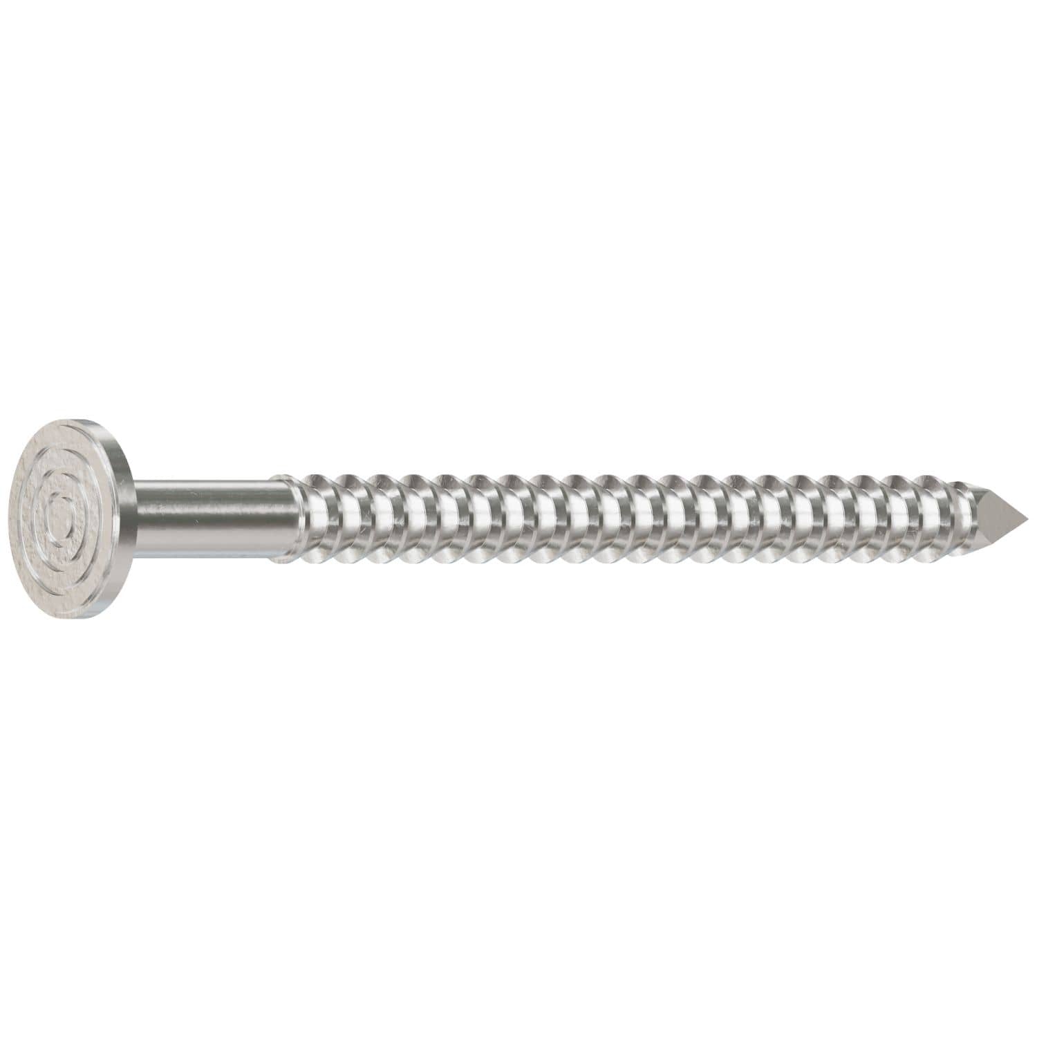 Simpson Strong-Tie T3KR51 Premium Siding Nail, 1-1/4-in. x 5/32-in. Head Dia., Type 316 Stainless Steel, 1-lb.