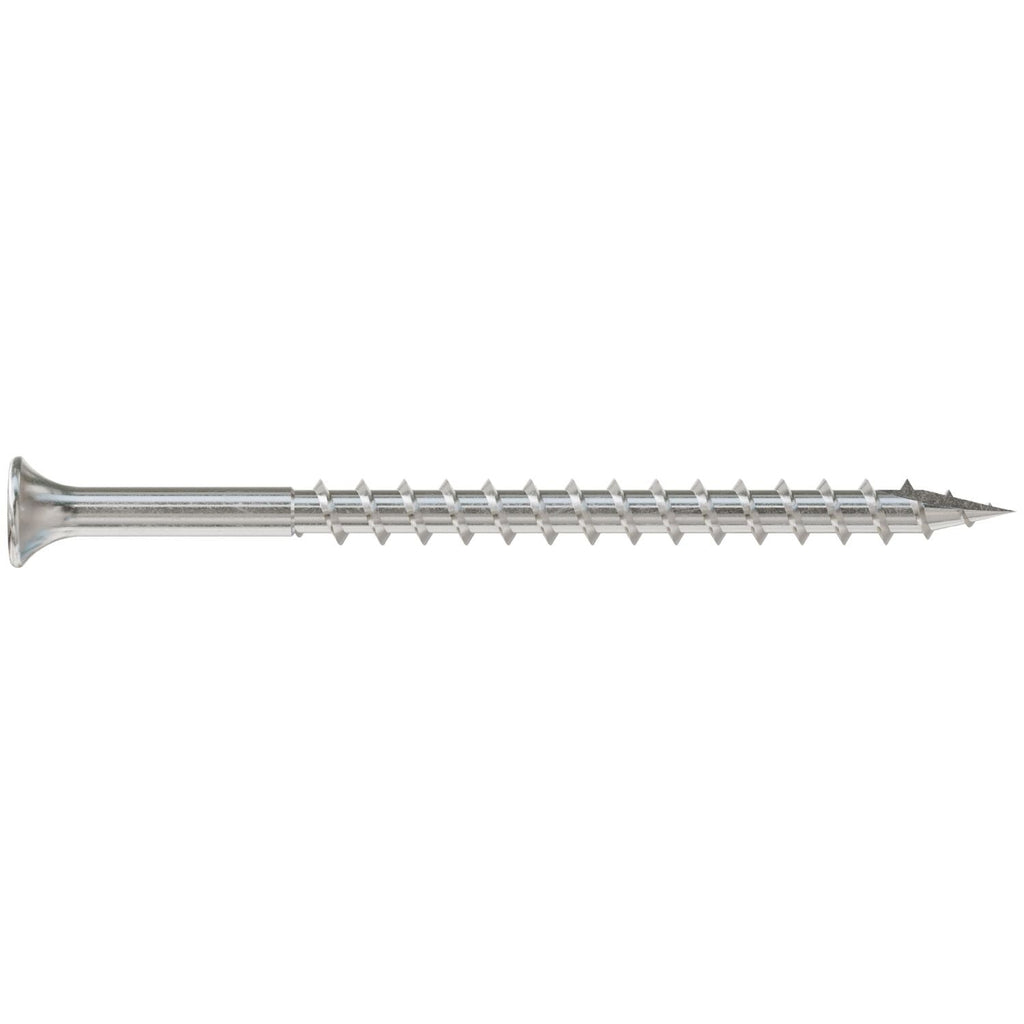 Simpson Strong-Tie SS3DSC3BS316 Bugle-Head Wood Screw (Collated), #10 x 3-in. #3 Square Drive, Type 316, 1000-Pack
