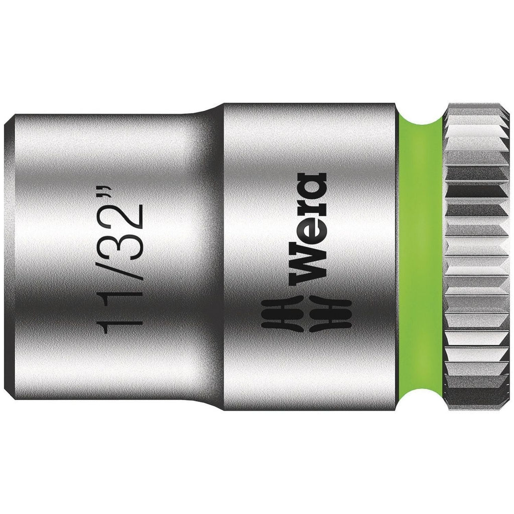 Wera 8790 Hma Zyklop 1/4-in. Socket, 11/32-in.x23-mm.