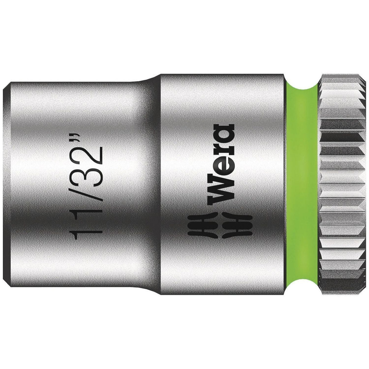 Wera 8790 Hma Zyklop 1/4-in. Socket, 11/32-in.x23-mm.