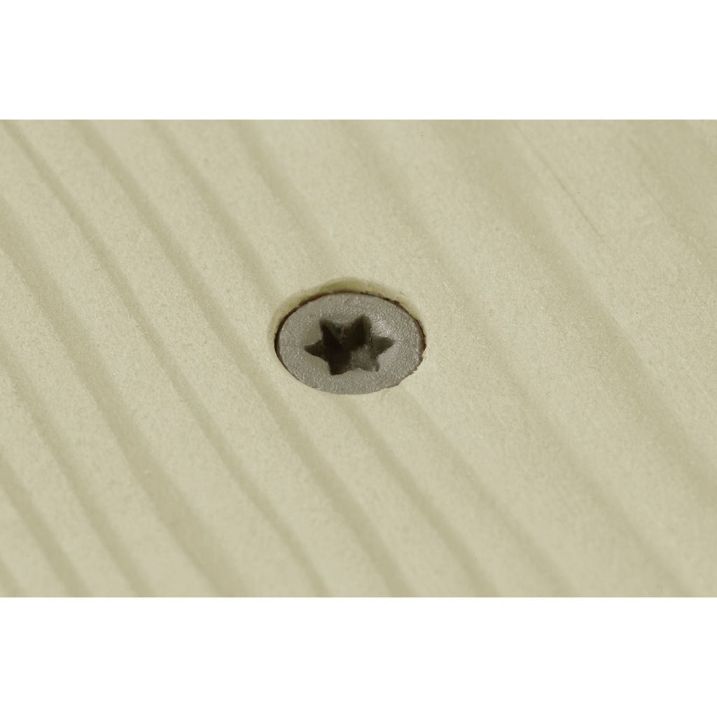 Simpson Strong-Tie DSVT158R5LB Deck-Drive DSV WOOD Screw, #8 x 1-5/8-in. T25, Flat Head, Quik Guard, Tan, 5-lb.