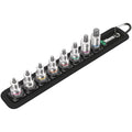 Wera Belt B Imperial 1 Zyklop In-Hex-Plus Bit Socket Set With Holding Function, 3/8-in. Drive, 8-Pieces