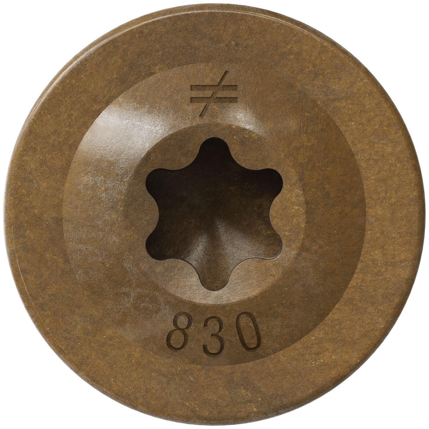 Simpson Strong-Tie CBT08300R200 Wafer-Head Construction Screw, #8 x 3-in. T20, Quik Guard, Tan, 200-Pack