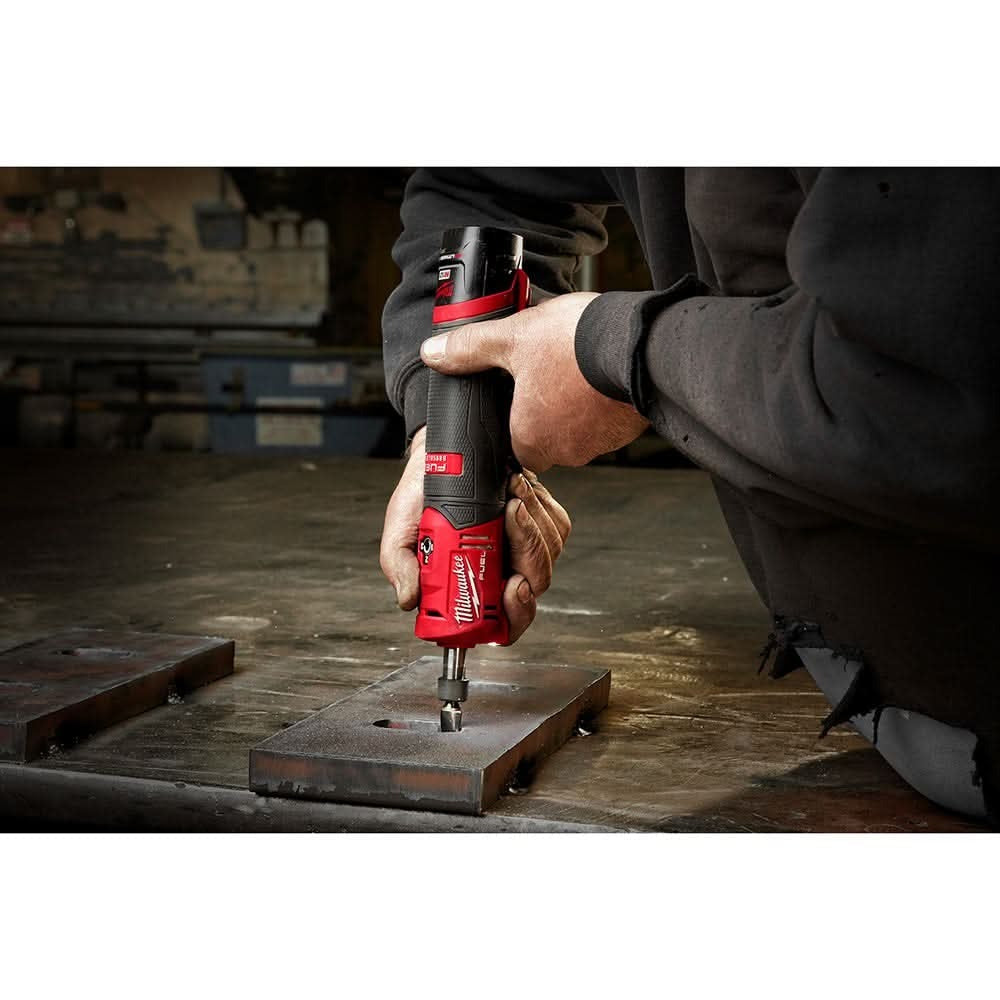 Milwaukee 2486-22 M12 FUEL Brushless Straight Die Grinder 2.0Ah Kit