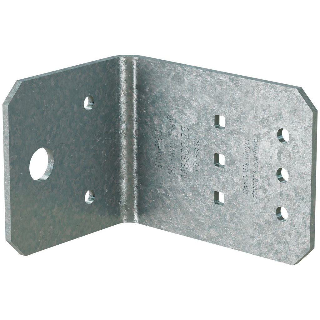 Simpson Strong-Tie MSSC2.25-R90 MSSC 2-1/4-in. 12-Gauge Galvanized Steel-Stud Clip, 90-Pack