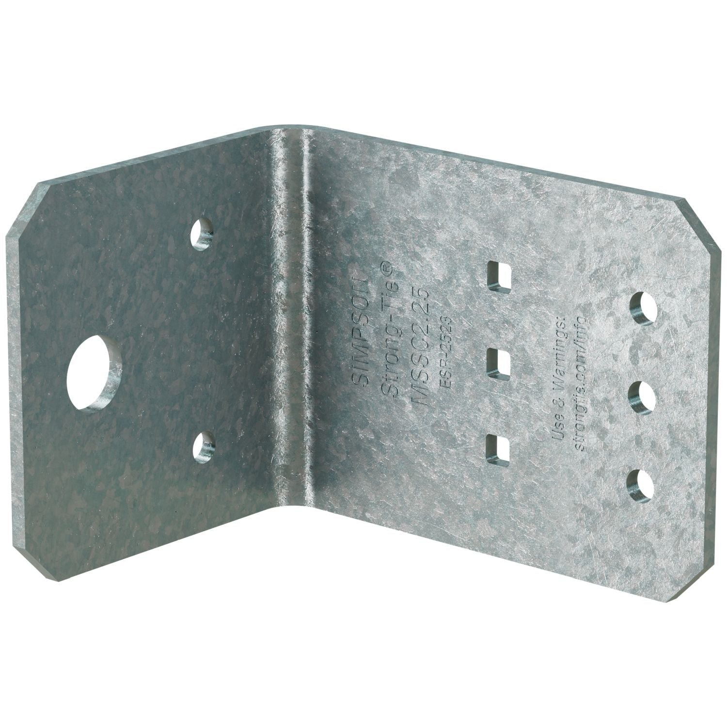 Simpson Strong-Tie MSSC2.25-R90 MSSC 2-1/4-in. 12-Gauge Galvanized Steel-Stud Clip, 90-Pack