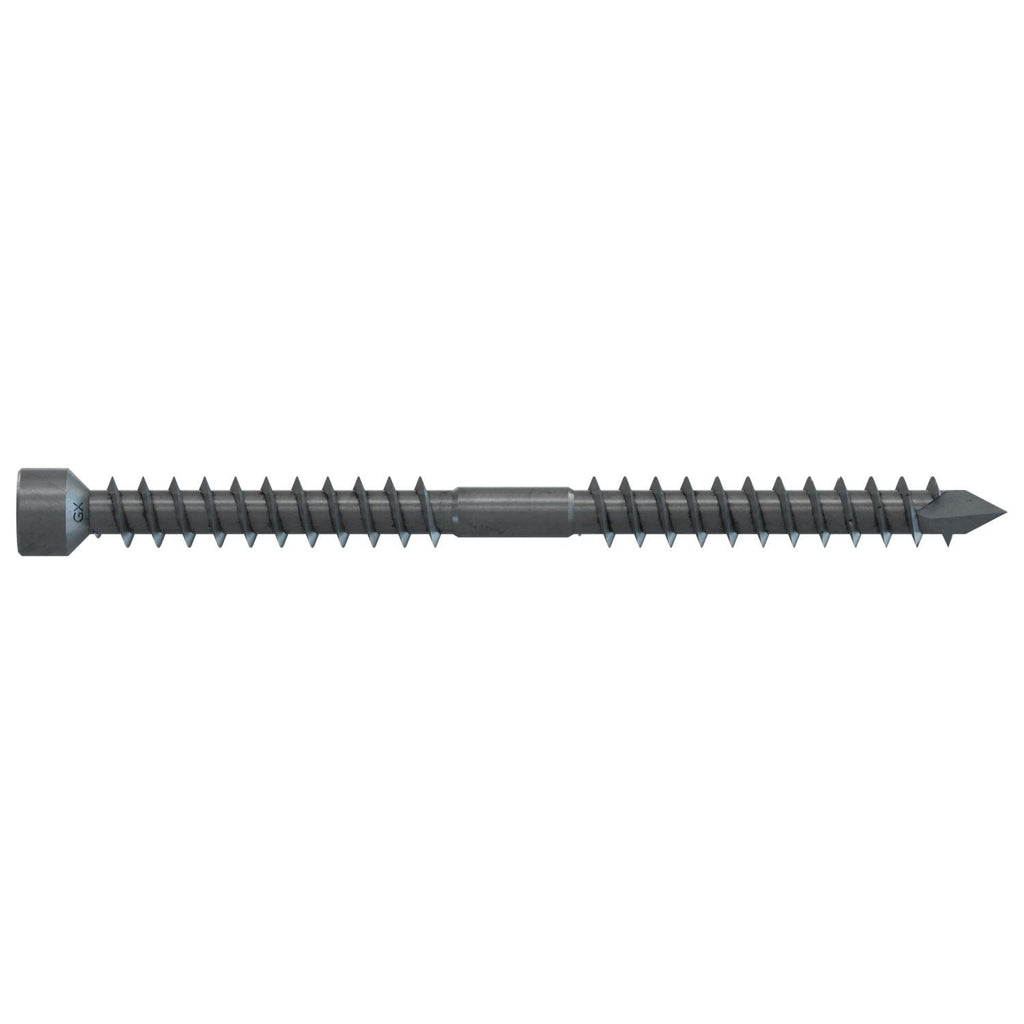 Simpson Strong-Tie SWD18312DBB-R50 Strong Drive SWD Double-Threaded Screw, 0.180-in. x 3-1/2-in. T30, Black, 50-Pack