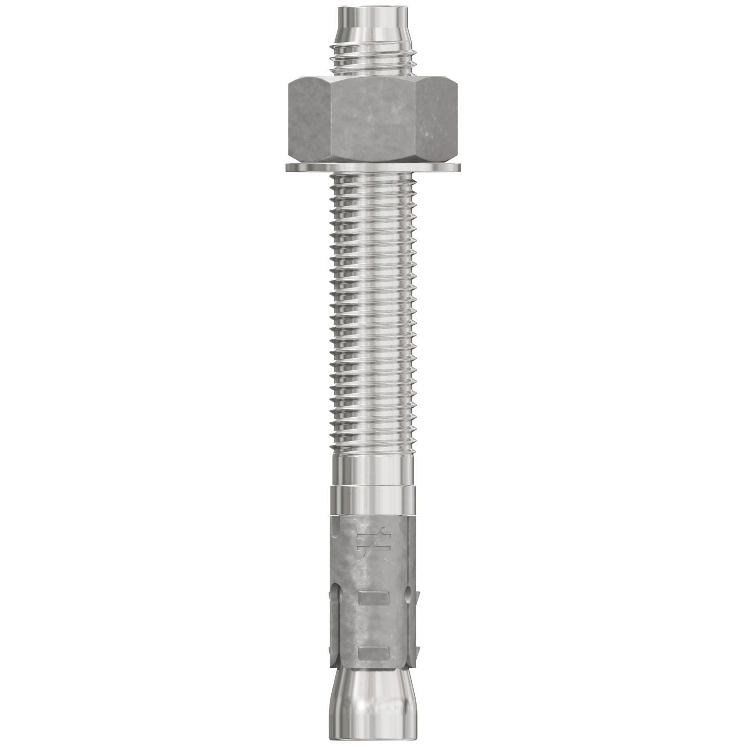 Simpson Strong-Tie STB2-75614S4F10 Strong-Bolt 2, 3/4-in. x 6-1/4-in. Type 304 Stainless-Steel Wedge Anchor, Fully Assembled, 10-Pack