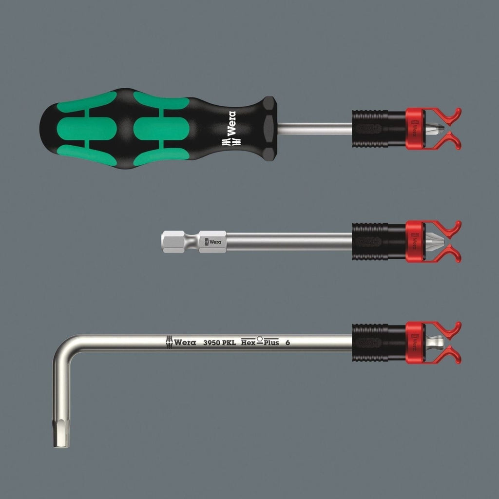 Wera 1441 SB Screw Gripper Attachment For Screwdriver Blades, Long Bit And L-Keys, With Holding Function For Screws, 4.5-6x41-mm.