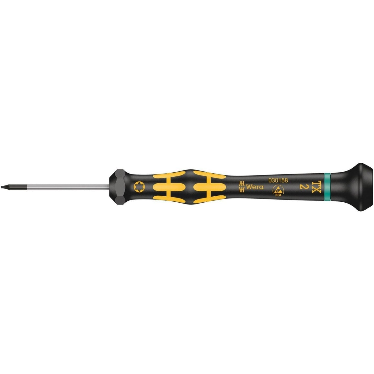 Wera 1567 Torx Esd Kraftform Micro Screwdriver For Torx Screws, Torx 2x40-mm.