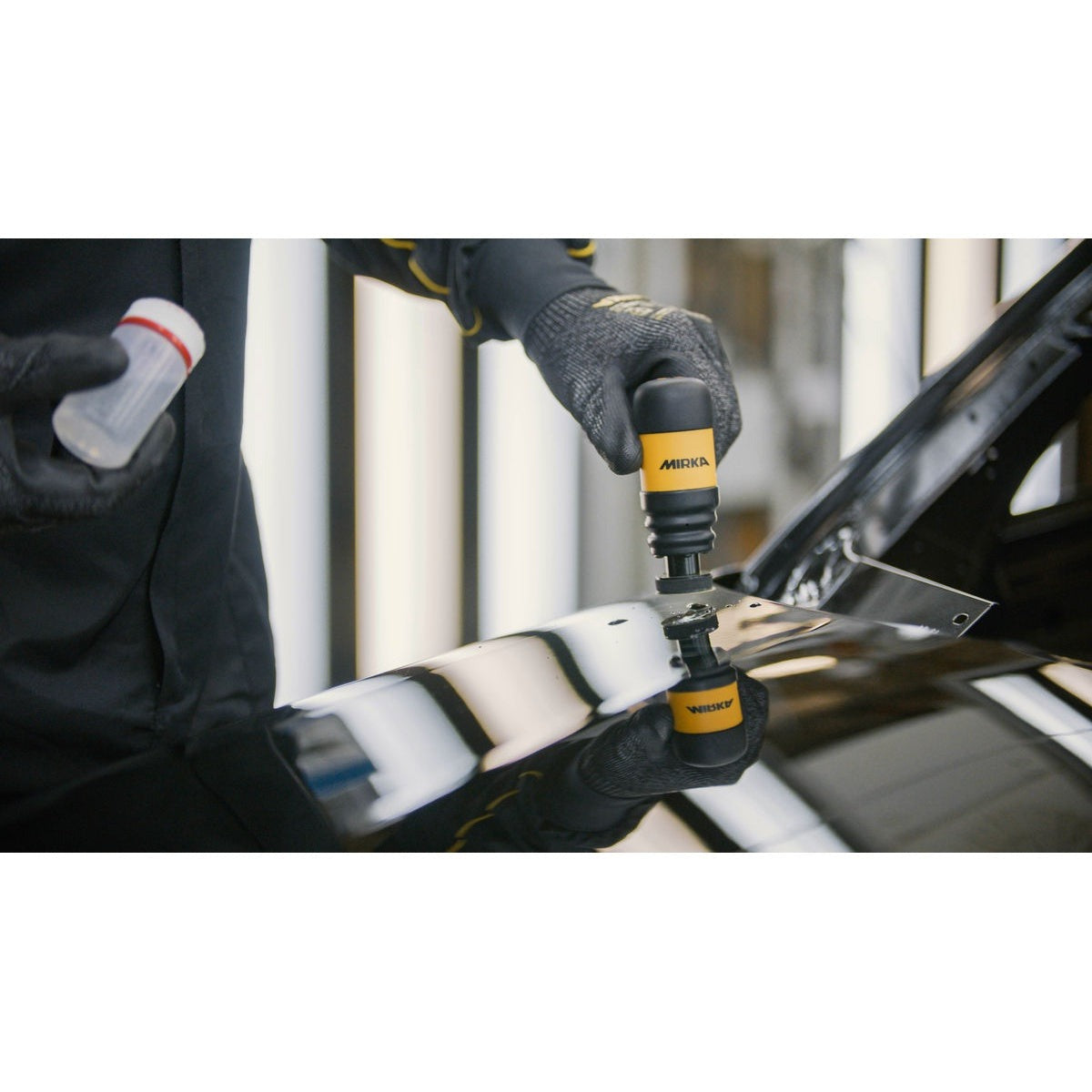Mirka PRO Iridium 1250 1 Liter Polishing Compound for Spot Repair and Scratch Removal (PC1250-1L)