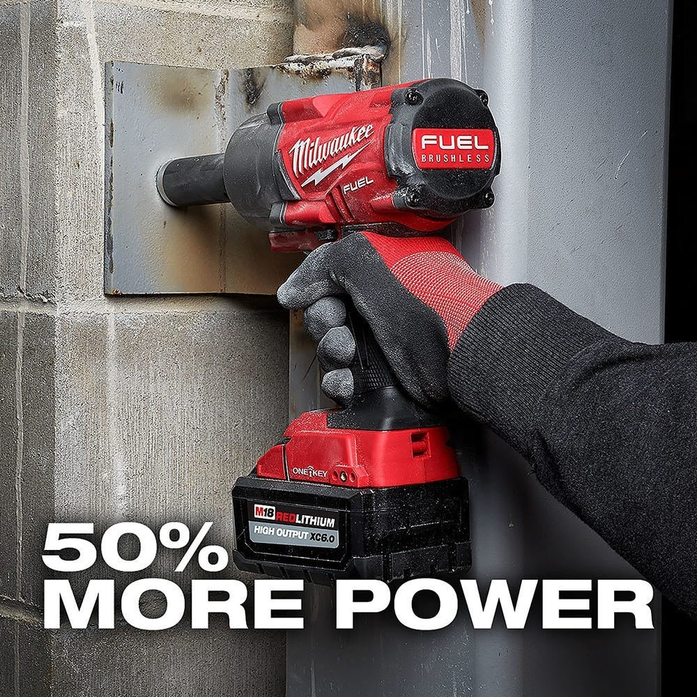 Milwaukee M18 Redlithium XC 5.0Ah Battery 2-Pack + M18 HO XC 6.0Ah Battery