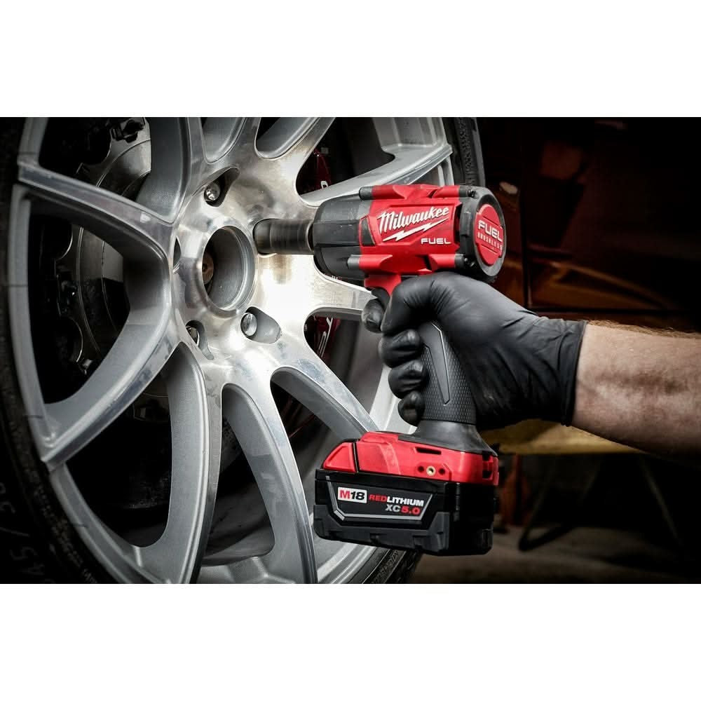 Milwaukee 2962P-20 M18 FUEL 1/2-Inch Mid-Torque Impact Wrench with Pin Detent, Tool Only